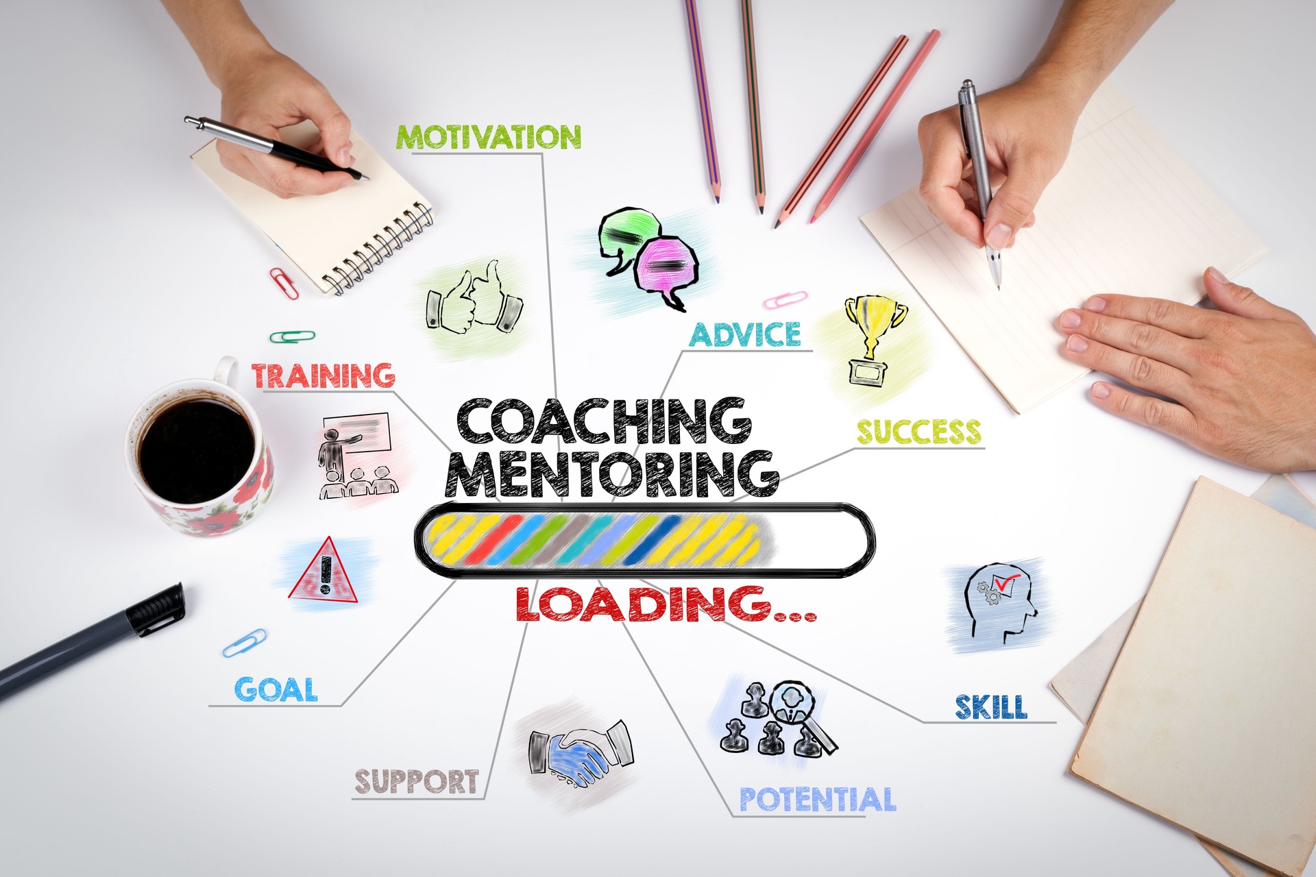 Coaching and Mentoring Concept